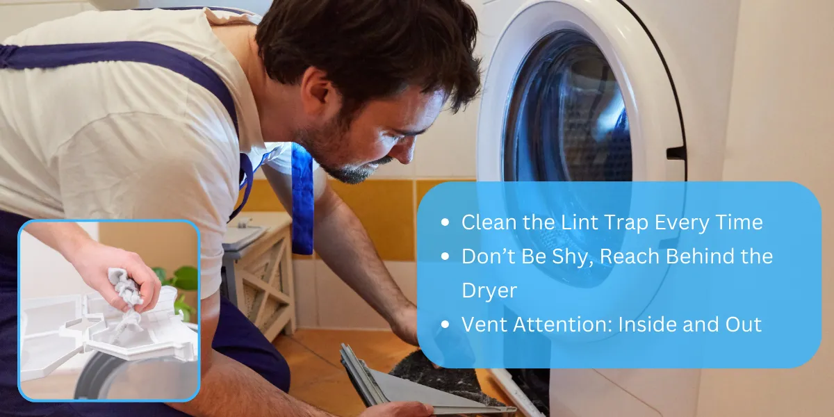 Tips on How to Stop Dryer Lint from Blowing Outside