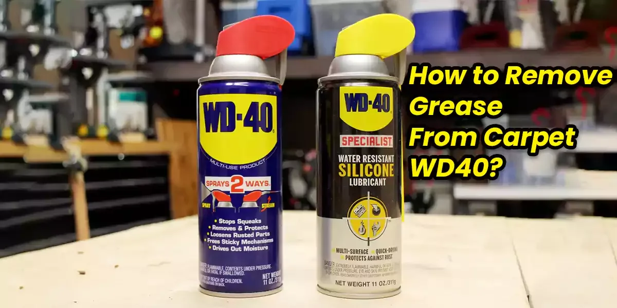 How to Remove Grease From Carpet WD40?