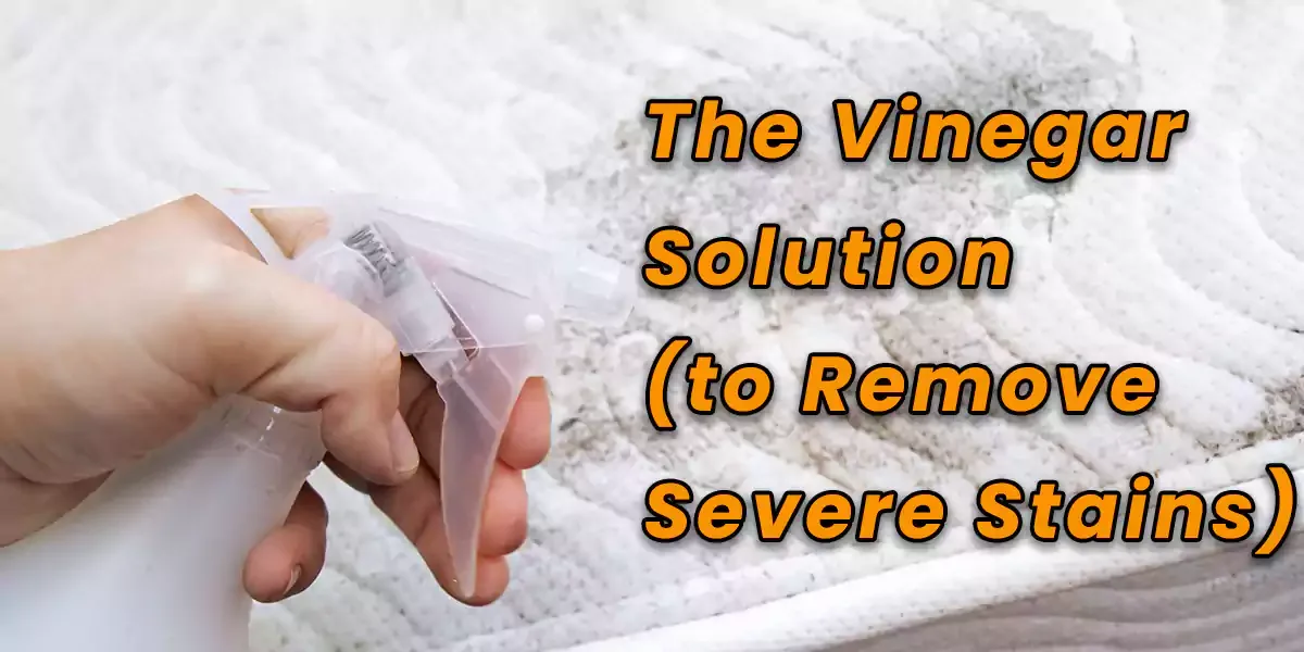 The Vinegar Solution (to Remove Severe Stains)