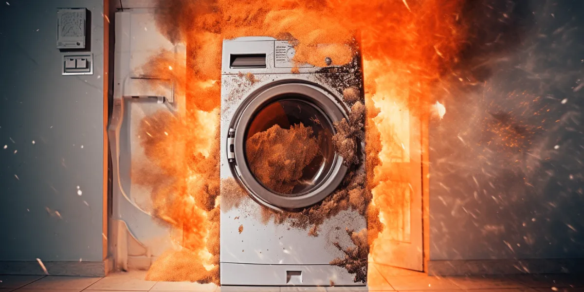 Can lint buildup cause fires in dryers?