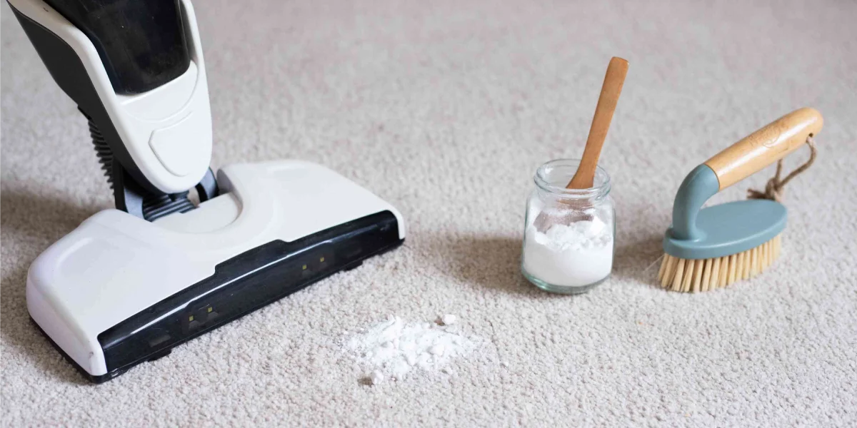 Does vinegar and baking soda kill mold in carpet?