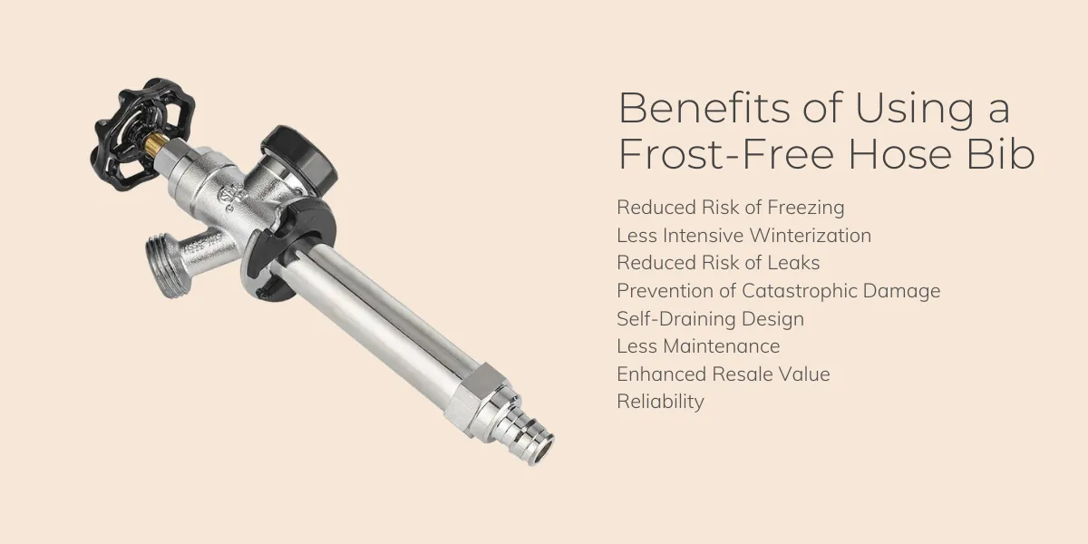 Benefits of Using a Frost-Free Hose Bib