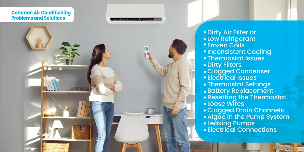 Common Air Conditioning Problems and Solutions