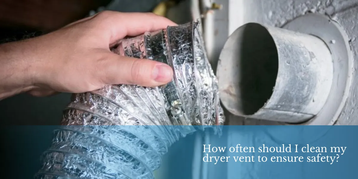 how to clean dryer vent safely