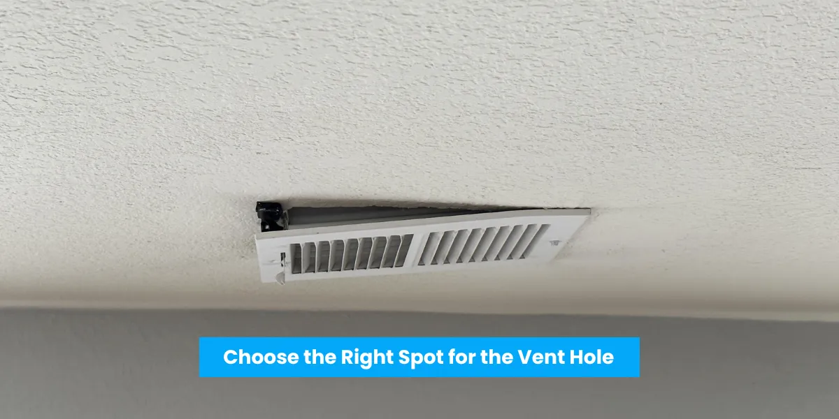 Choose the Right Spot for the Vent Hole